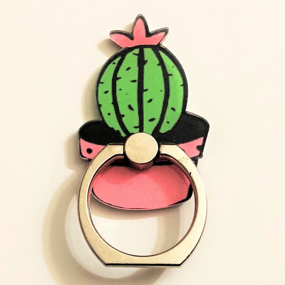 3/30 Cactus Shaped Phone Ring Holder - Picture 2 of 4